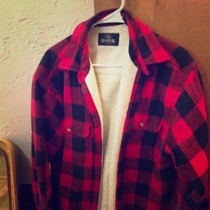Redhead flannel shirt jacket
